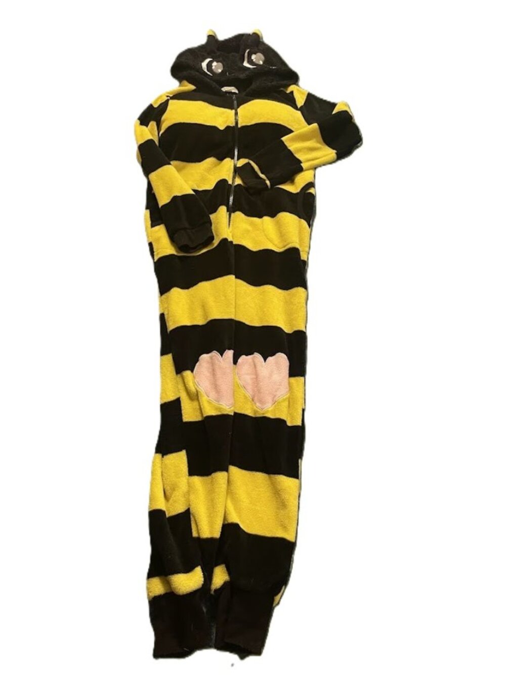 Black & Yellow bee full body jumpsuit PJ